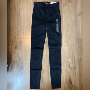 Black American Eagle jeans super stretch Size 0